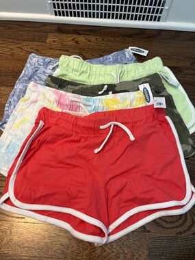Lot of 5 pairs of Old Navy dolphin shorts